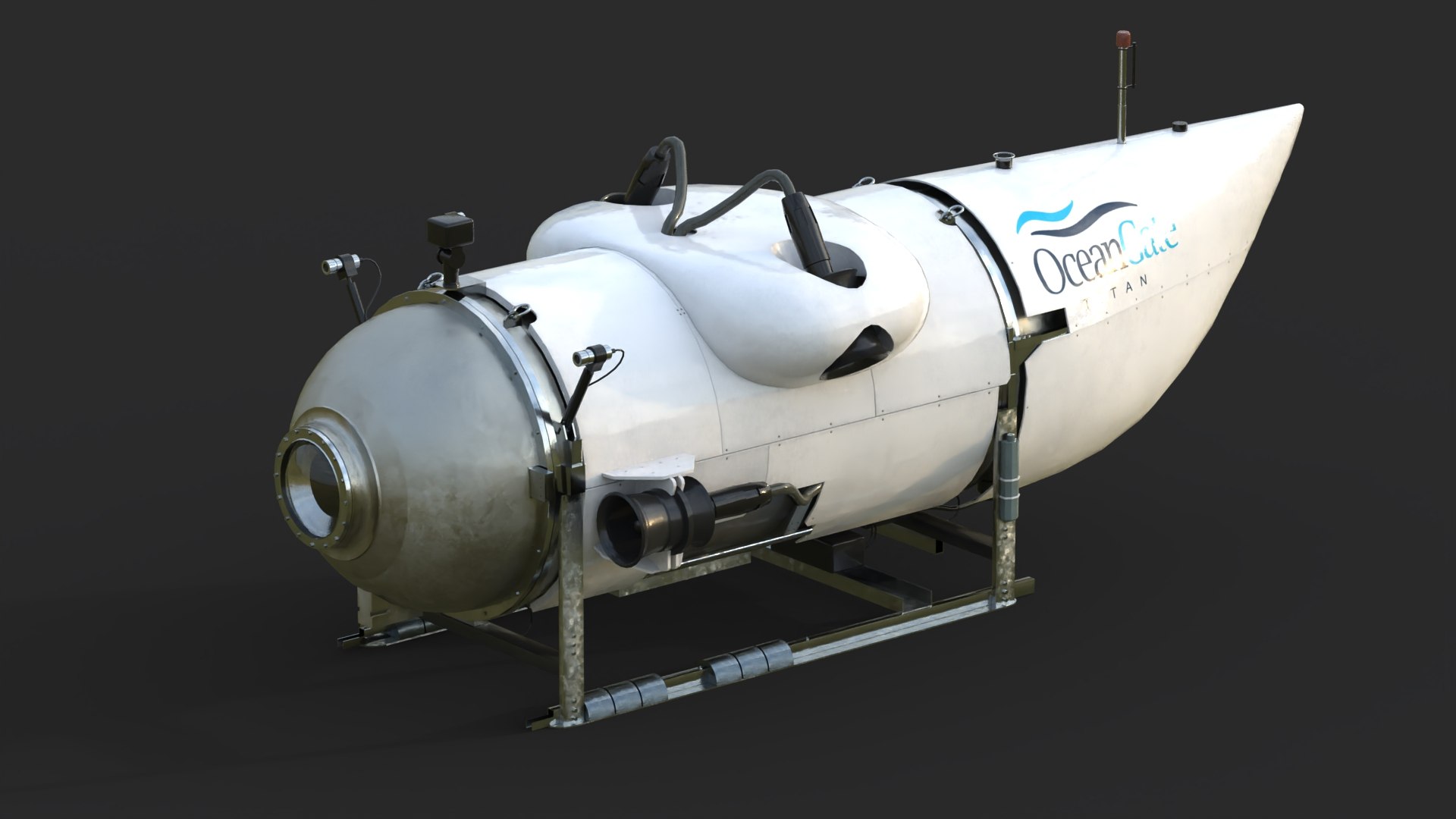 3D OceanGate Titan Submarine Model - TurboSquid 2086900