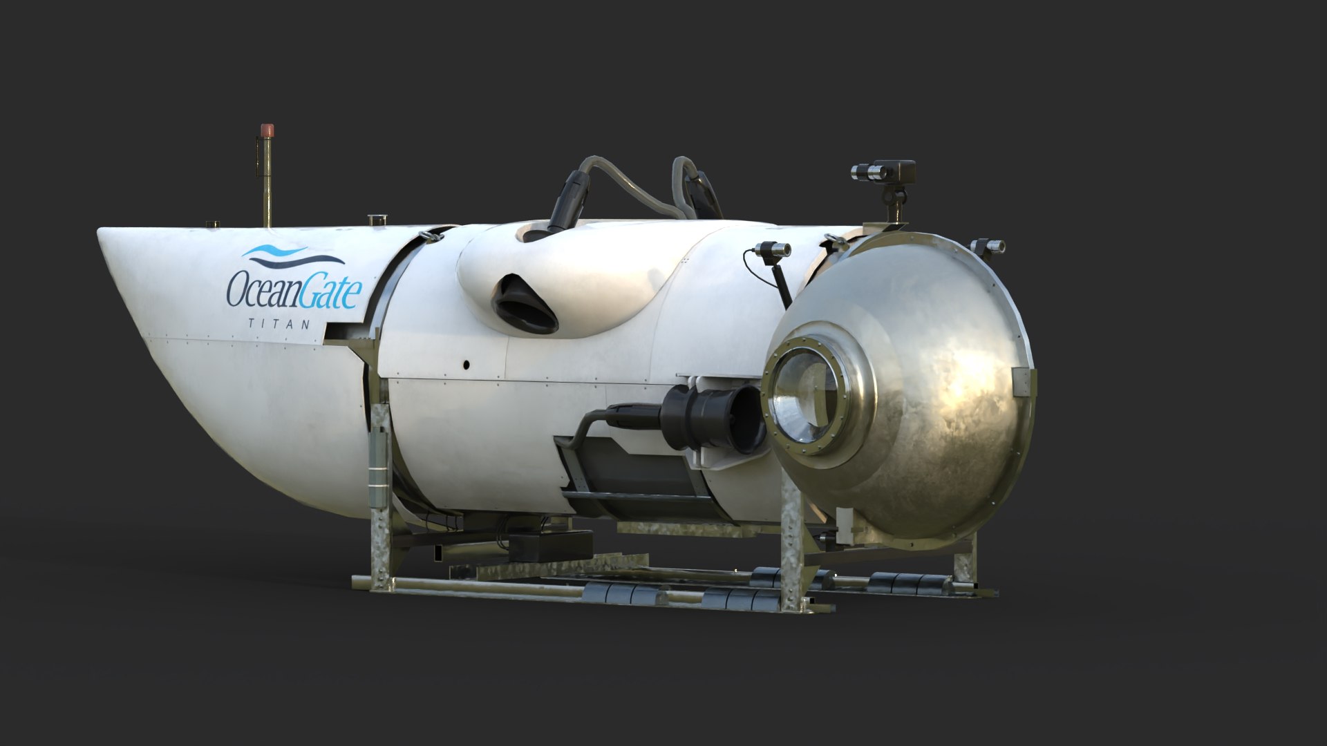 3D OceanGate Titan Submarine Model - TurboSquid 2086900