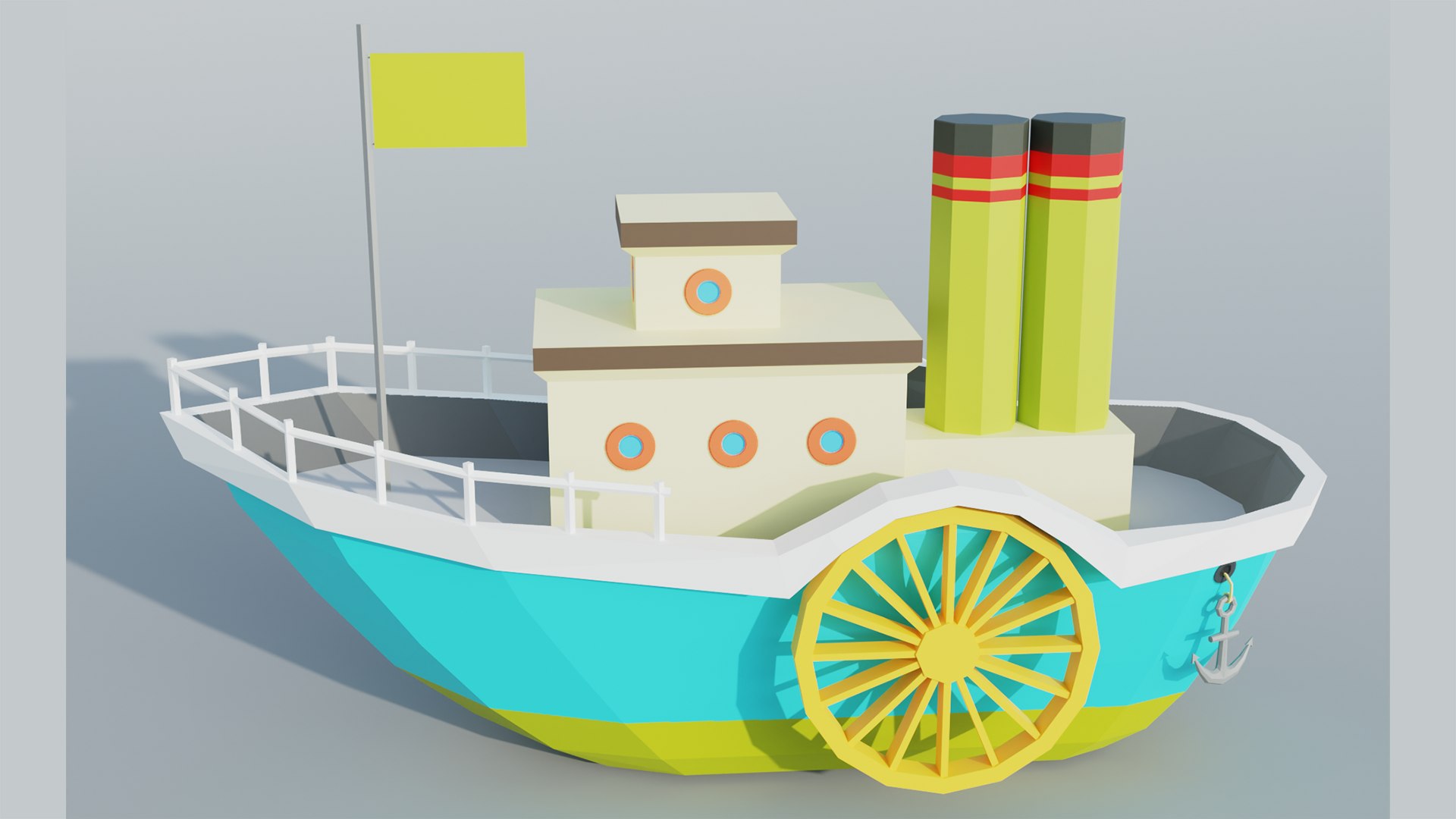 A Collection Of Low Poly Steamers 3D Model - TurboSquid 2039544