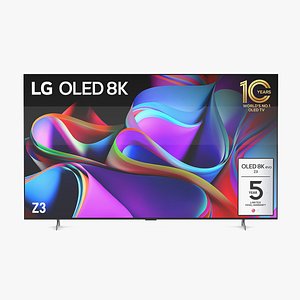 LG OLED Evo Z3 77 Inch 8K Smart TV 3D