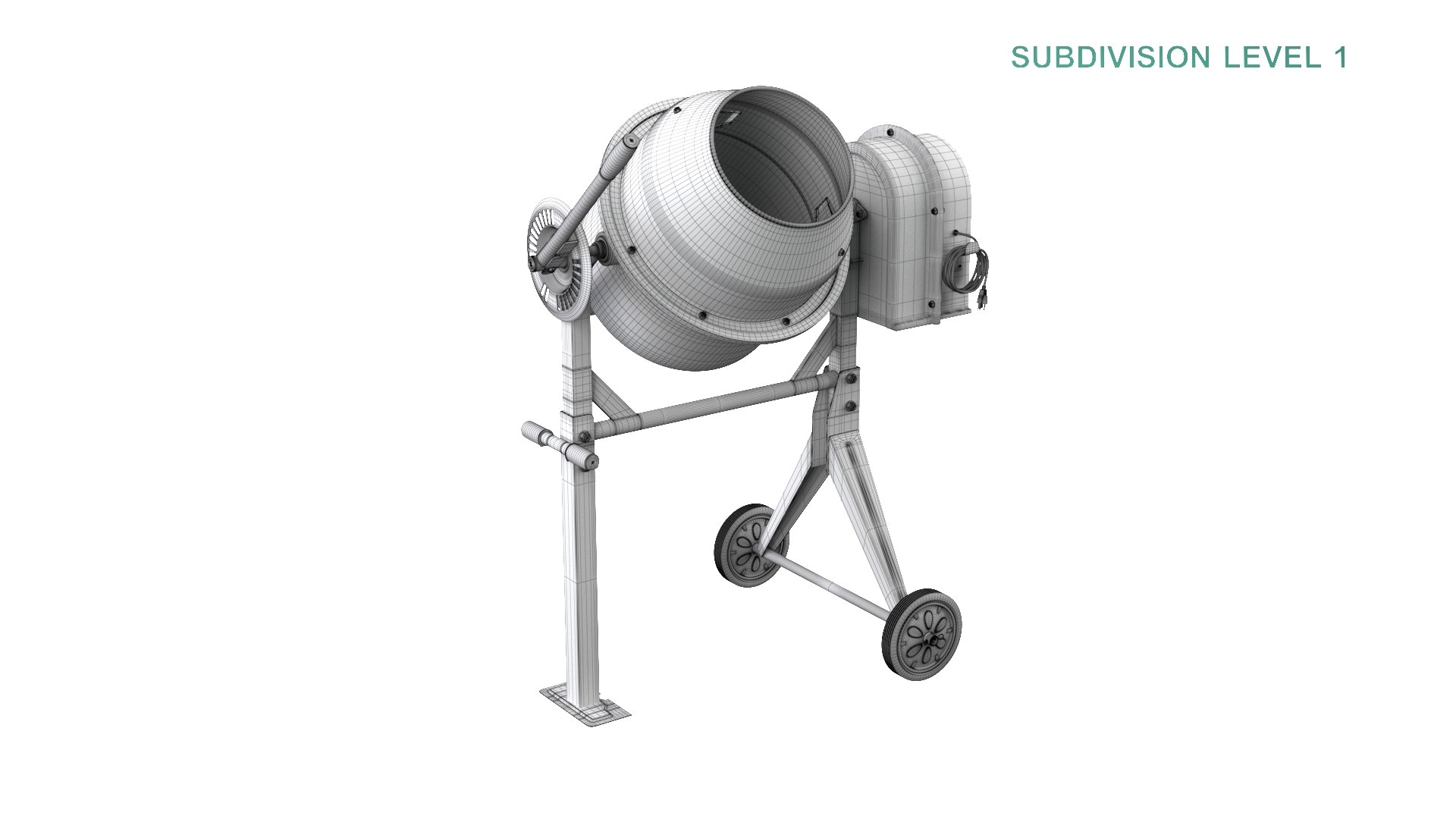 Concrete Mixer 3D model https://p.turbosquid.com/ts-thumb/Zk/M38PCB/86/wireframe0008/jpg/1627498449/1920x1080/fit_q87/1991a6a25adae97f28ed73c6ffbbc70e1e071b36/wireframe0008.jpg