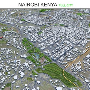 Nairobi City Kenya 3D model
