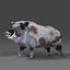 Fur Wild Boar V04 Rigged e Animação