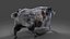 Fur Wild Boar V04 Rigged e Animação