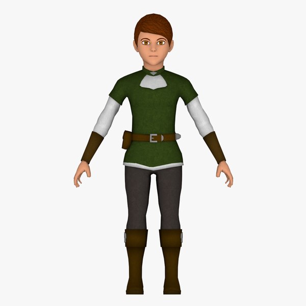 rigged 1 3D model