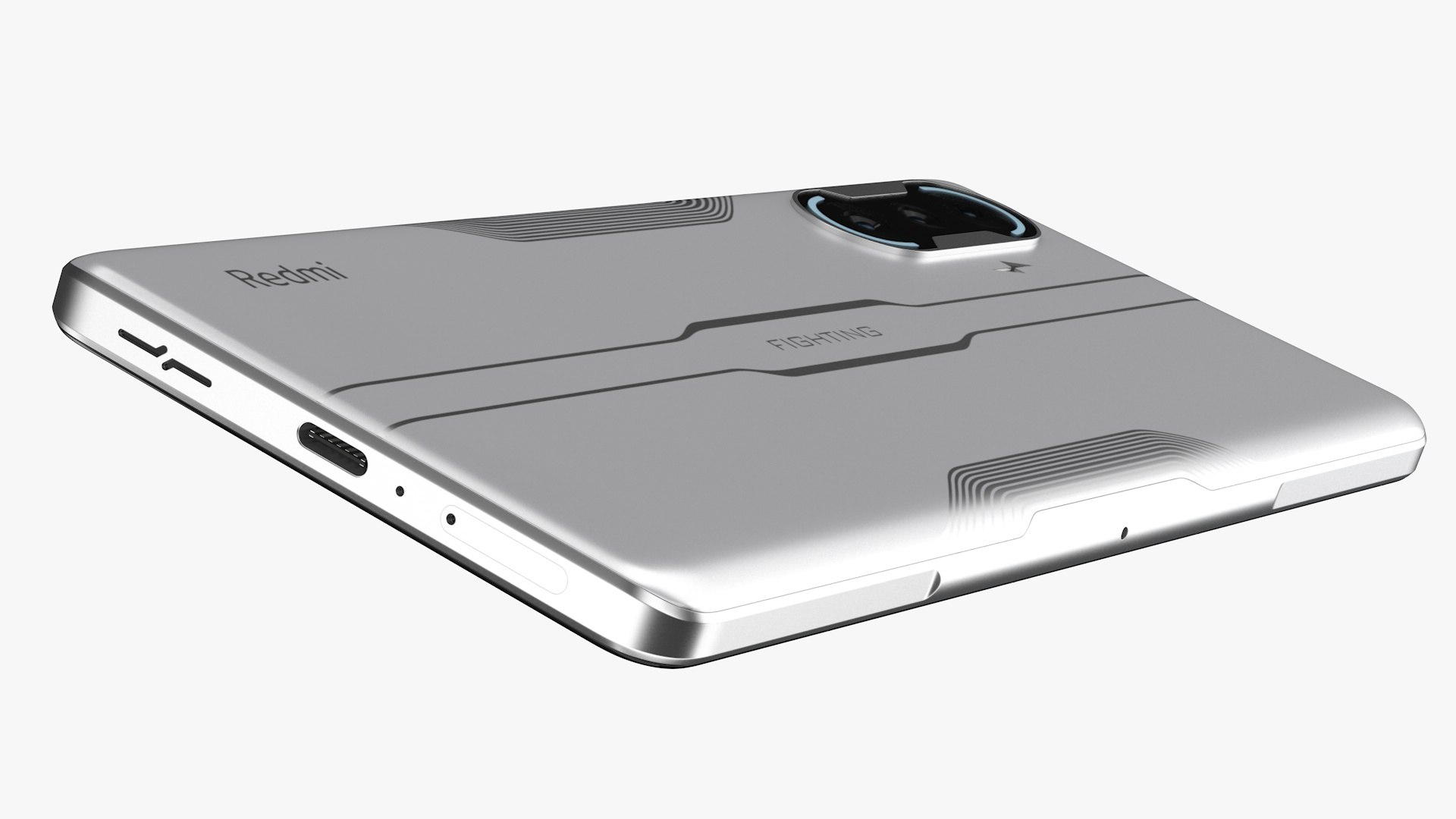 Xiaomi Redmi K40 Gaming Edition White Model - TurboSquid 1732316