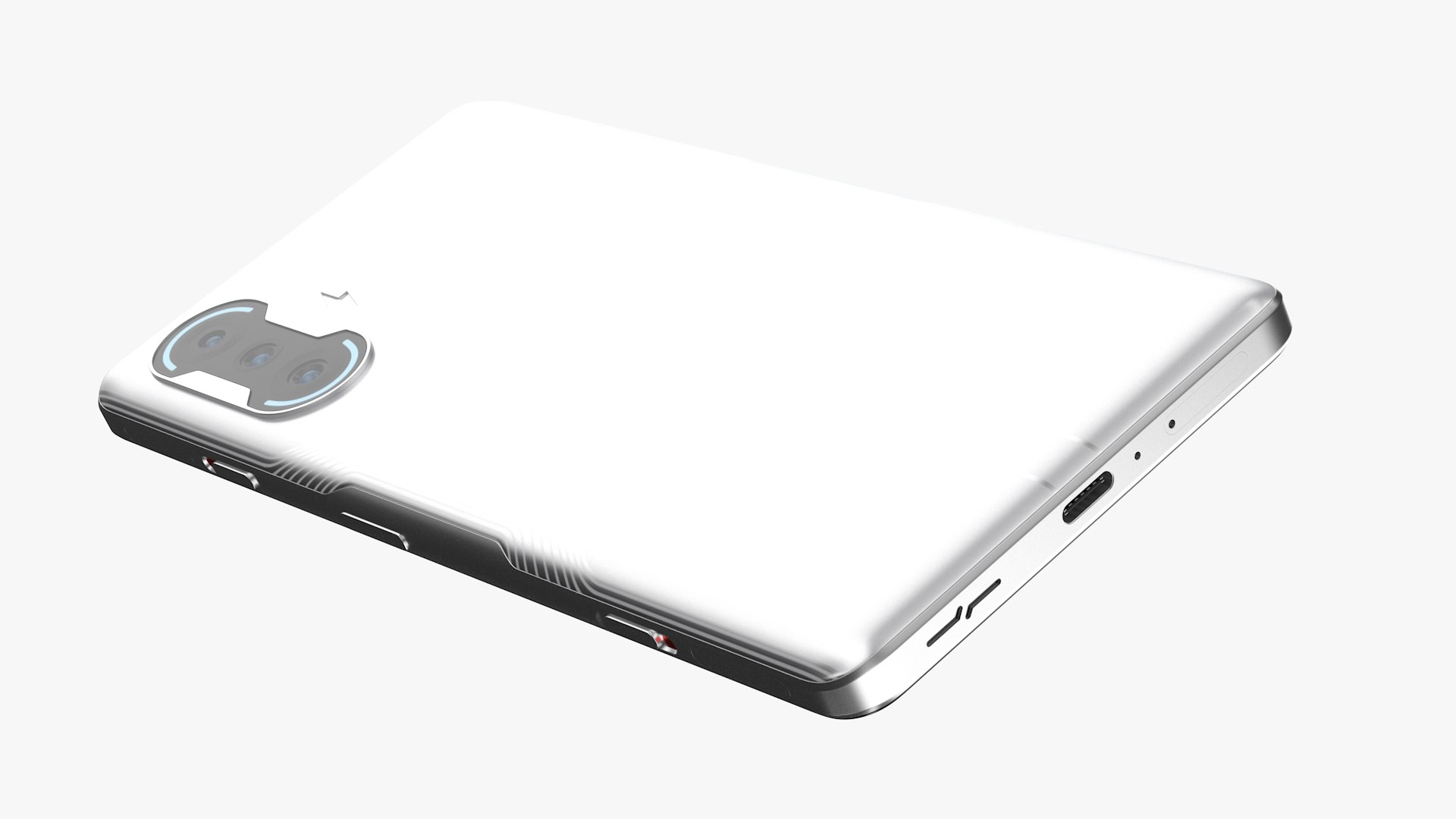 Xiaomi Redmi K40 Gaming Edition White model - TurboSquid 1732316