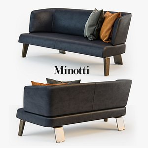 3d minotti creed lounge sofa