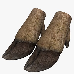 3D model moose hoof