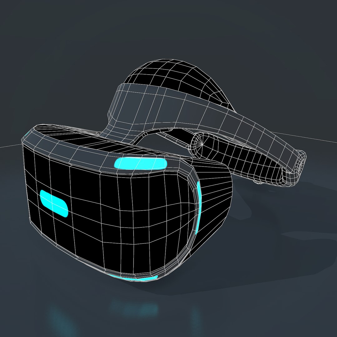 3d Model Sony Play Station Vr