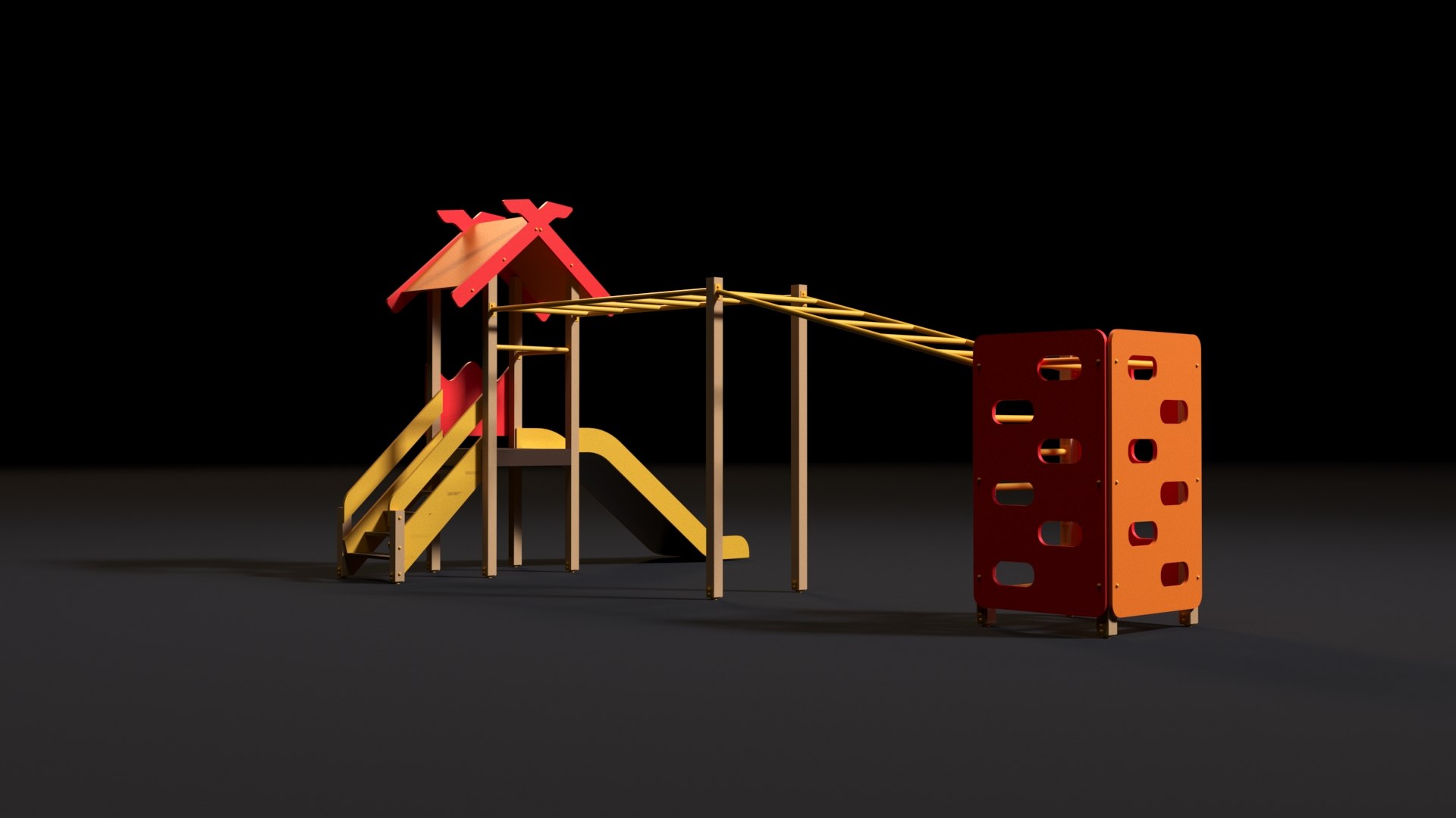Children Complex Ladder 3D Model - TurboSquid 1586609