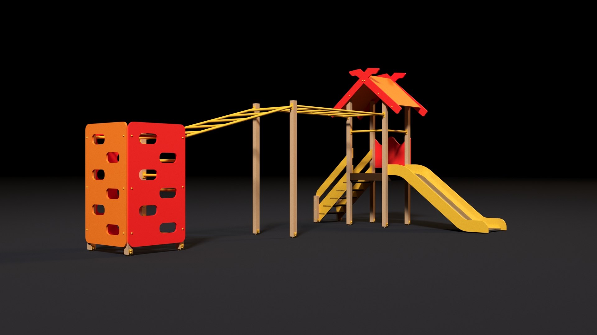 Children Complex Ladder 3D Model - TurboSquid 1586609