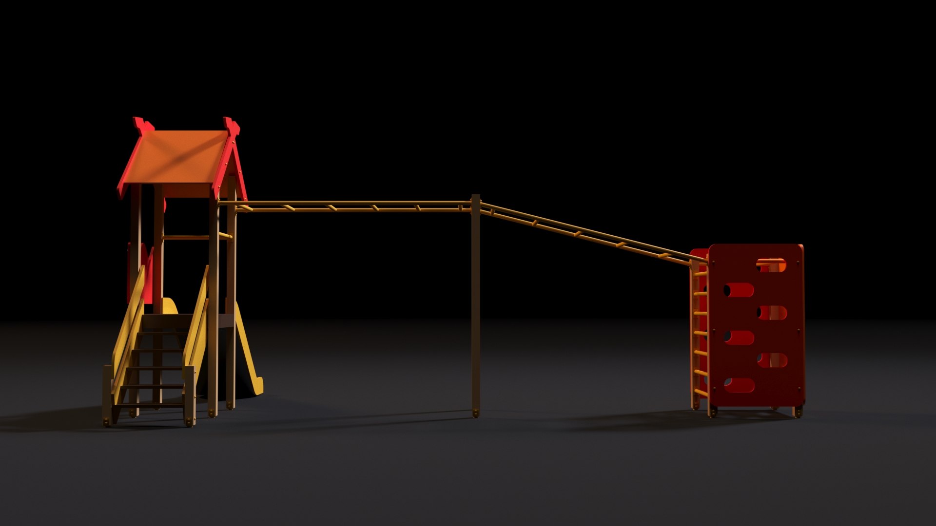 Children Complex Ladder 3D Model - TurboSquid 1586609