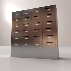 Apartment Mailbox 3D model