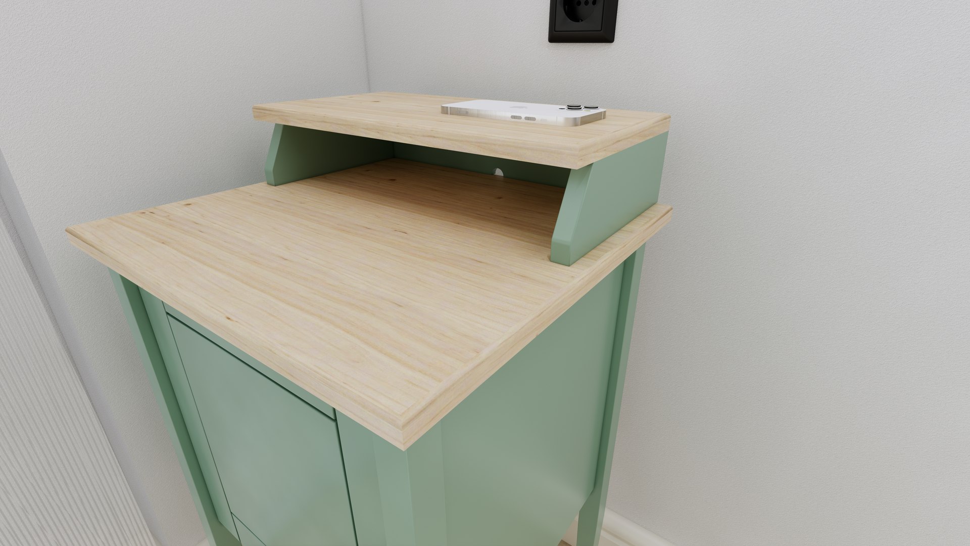 3D IKEA Olderdalen Nightstand TurboSquid 2295046