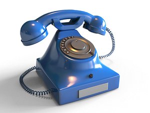 3ds realistic rotary phone