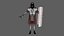 Roman Centurion - Gladius Soldier Low-poly 3D model