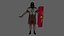 Roman Centurion - Gladius Soldier Low-poly 3D model