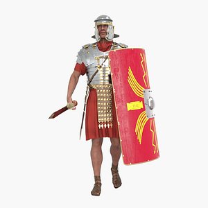 Roman Centurion - Gladius Soldier Low-poly 3D model