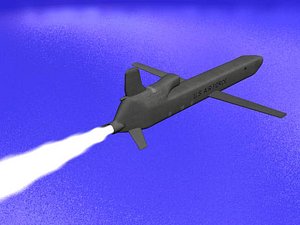 conventional cruise missile 3d model