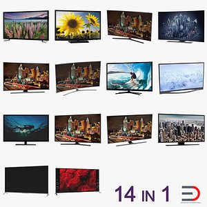 Generic TV 3D Models Collection