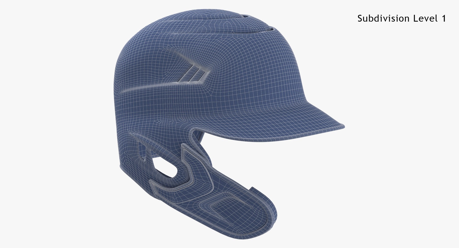 Baseball Helmet C Flap 3D Model TurboSquid 1618593