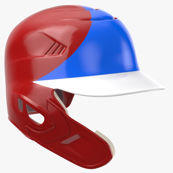 baseball helmet c flap 3D model