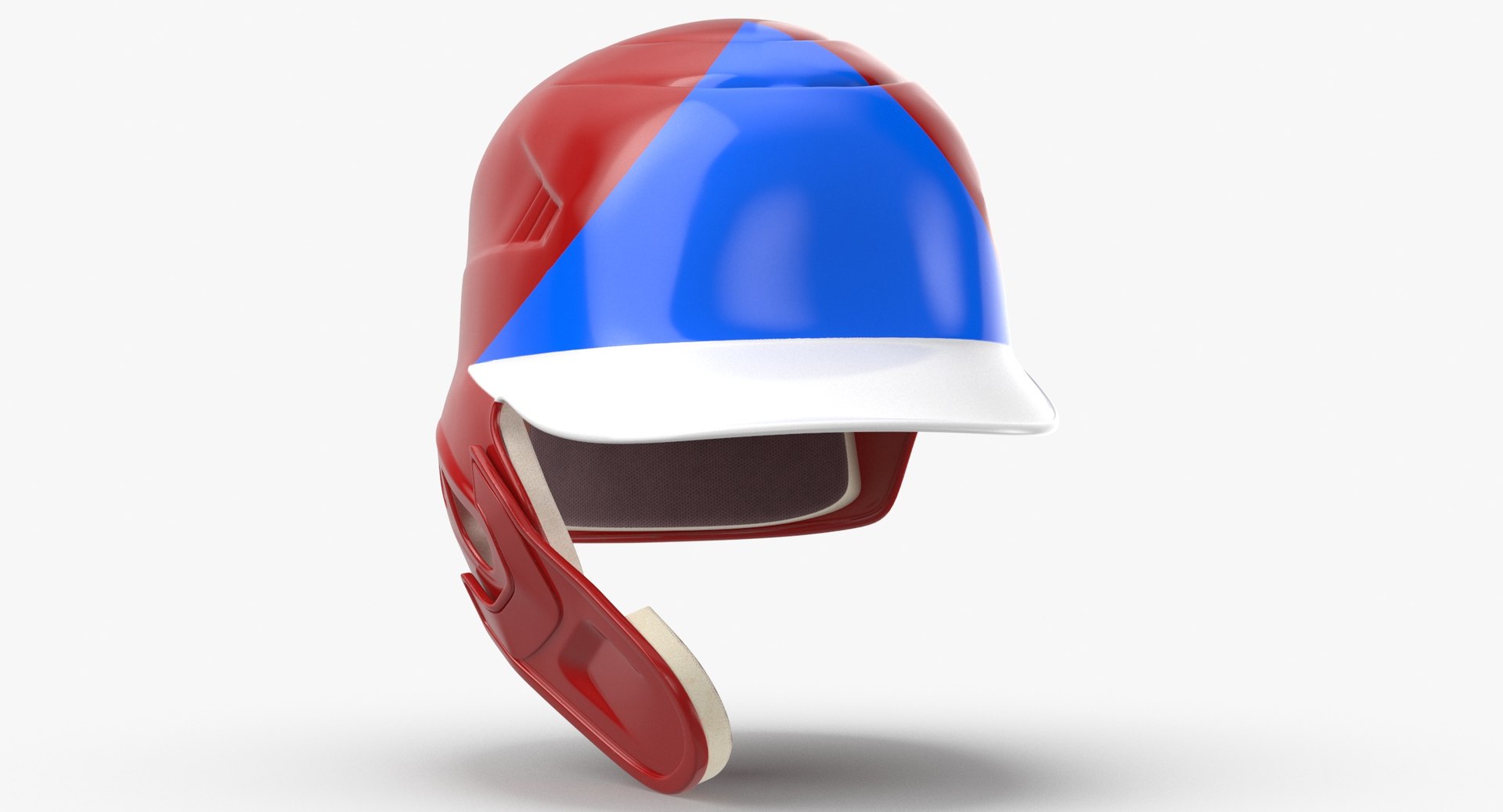 Baseball Helmet C Flap 3D Model TurboSquid 1618593