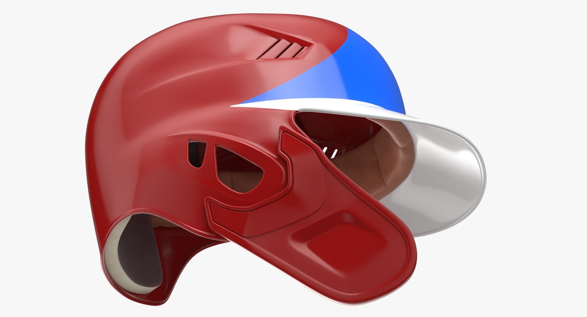 Baseball Helmet C Flap 3D Model TurboSquid 1618593