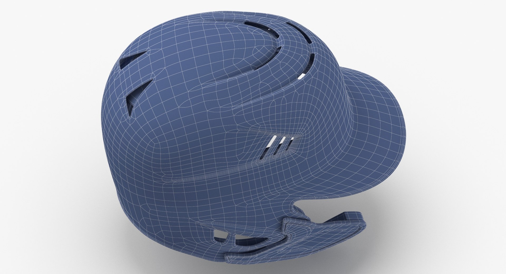 Baseball Helmet C Flap 3D Model TurboSquid 1618593