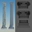 Ionic Corner Column 4