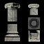 Ionic Corner Column 4