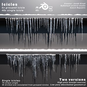 Icicles asset pack