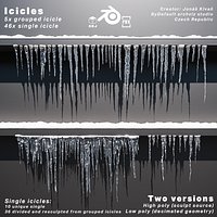 Icicles asset pack