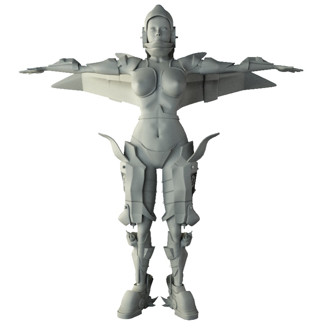 Girl Machine 3d Model