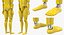 Crash Test Dummy Rigged for Maya