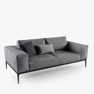 grid sofa 3d max