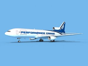 3D model lockheed l-1011-10