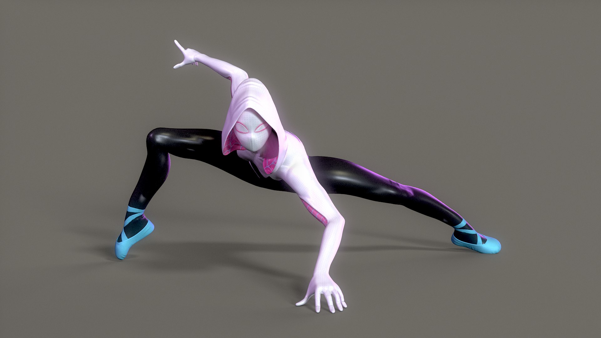 3D Spider-Gwen Rig https://p.turbosquid.com/ts-thumb/Zk/qSCeWF/E4/pose02/png/1748705605/1920x1080/fit_q87/10274a06f9278bd272e99038fc3ddcd6f29946e2/pose02.jpg