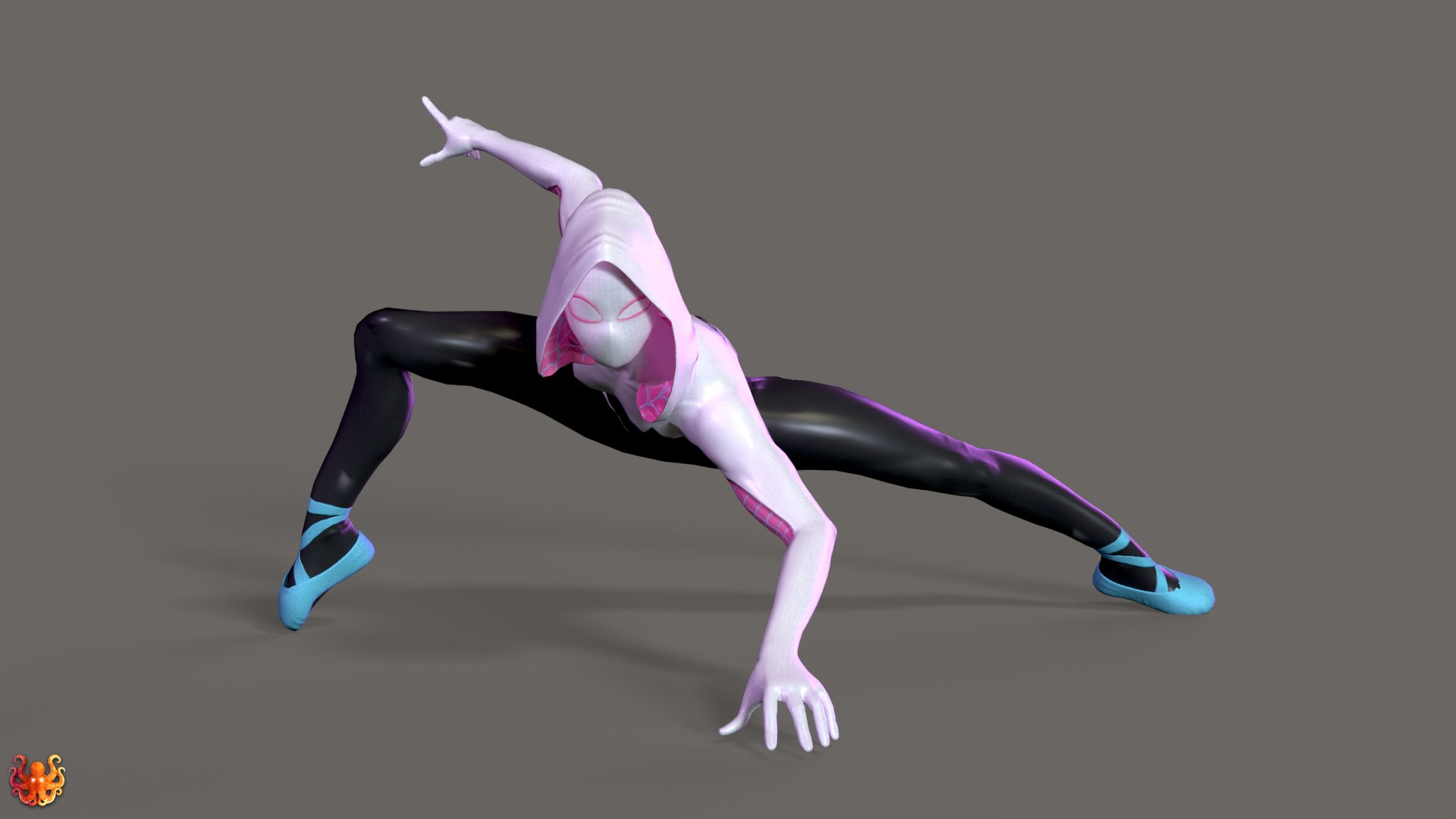 3D Spider-Gwen Rig - TurboSquid 2274759