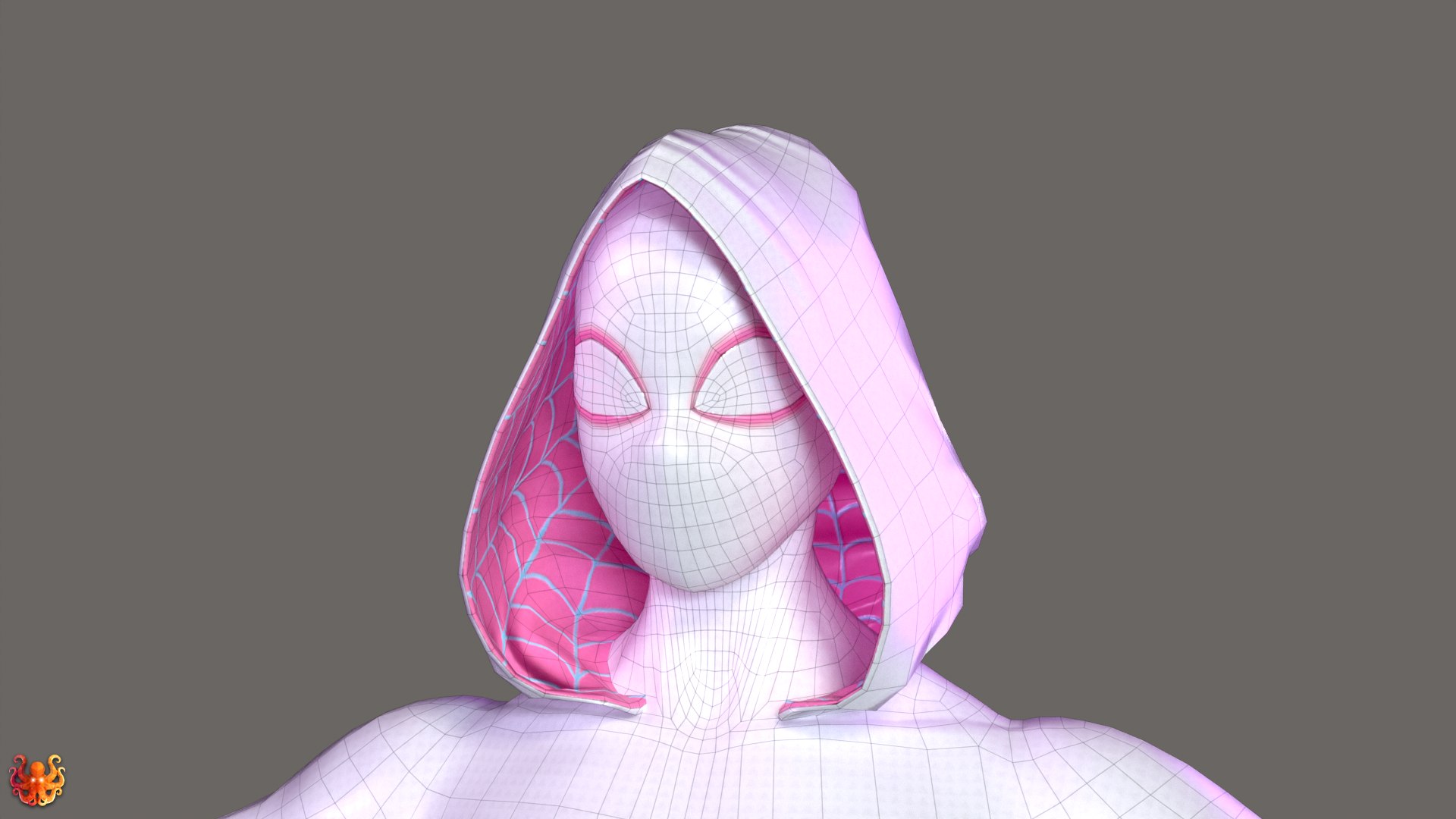 3D Spider-Gwen Rig - TurboSquid 2274759