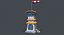 Cartoon Air Control Tower