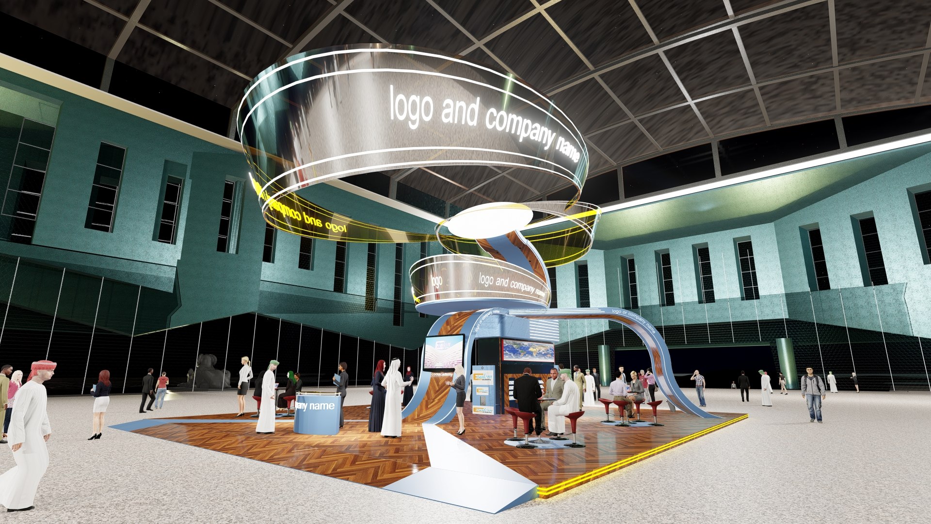 Custom Booth 7 3D Model - TurboSquid 1819160