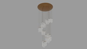 3D Crystal Chandelier