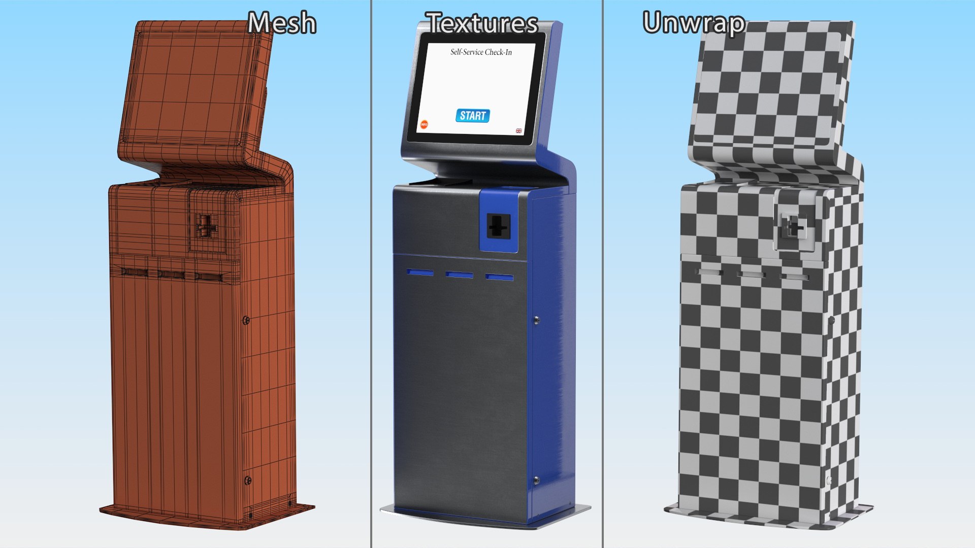3D Blue Self-Service Check-In Kiosk https://p.turbosquid.com/ts-thumb/Zl/29gcep/IW/blueselfservicecheckinkioskc4dmodel009/jpg/1723854611/1920x1080/fit_q87/eff7c4b9d7ee2e79dd48eb5b52ee1ffa2ec43fce/blueselfservicecheckinkioskc4dmodel009.jpg