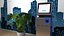 Blue Self-Service Check-In Kiosk