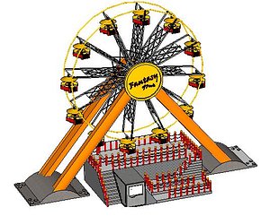 3d ferris wheel