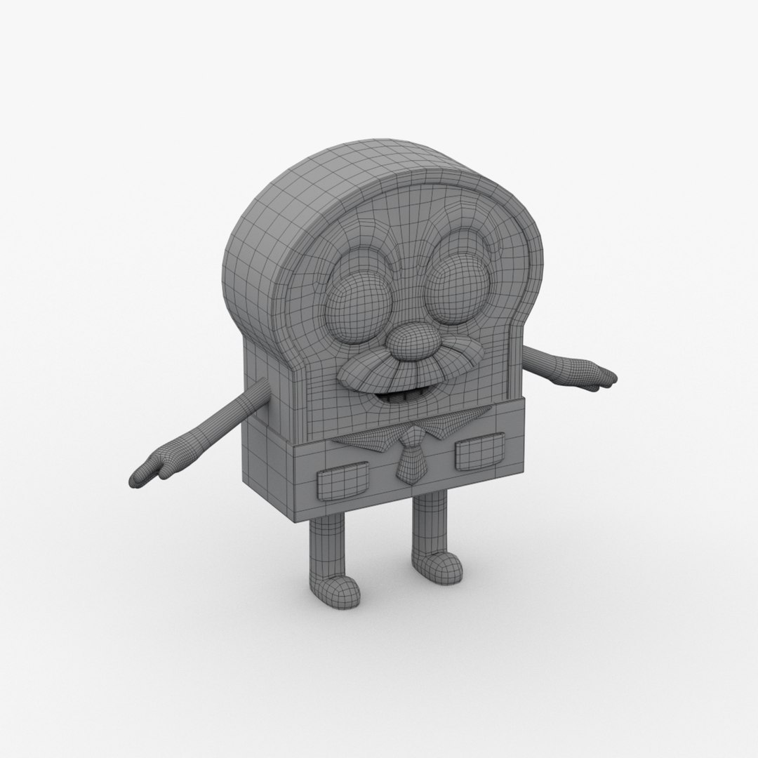 Bread Barbershop Bread Character Model - TurboSquid 1916723