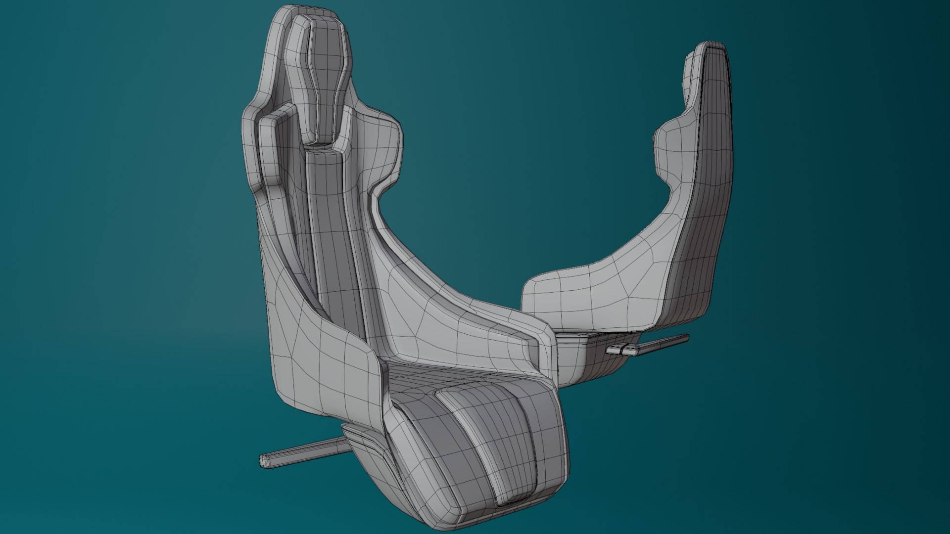 Concept Styled Sports Car Seat 1 3D - TurboSquid 1782469