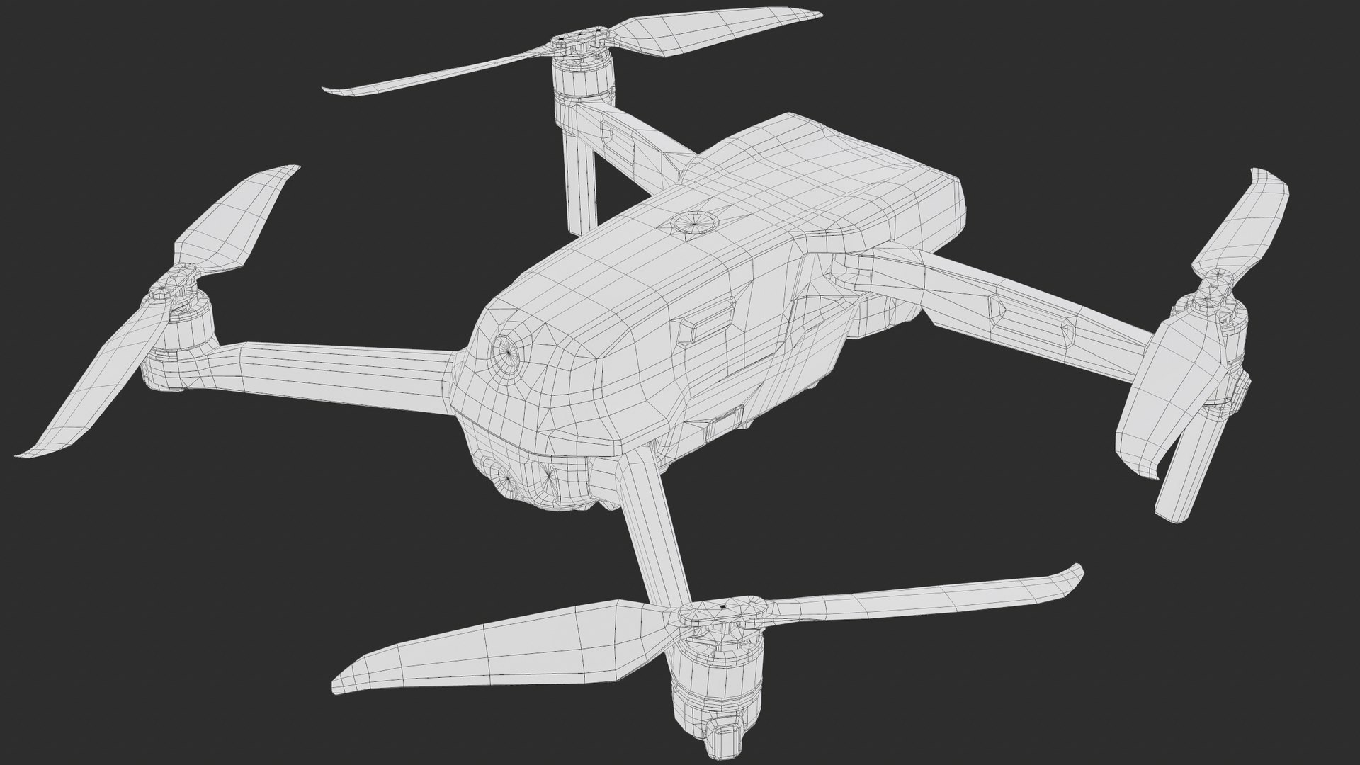 3D DJI Mavic AIR 2S Drone Rigged PBR Model - TurboSquid 2041418